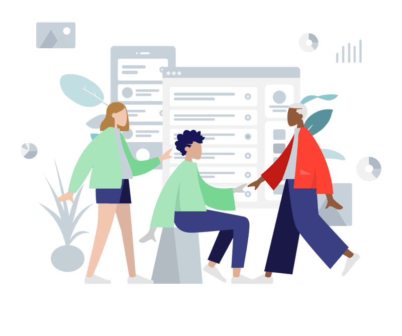 People collaborating on perimenopause education